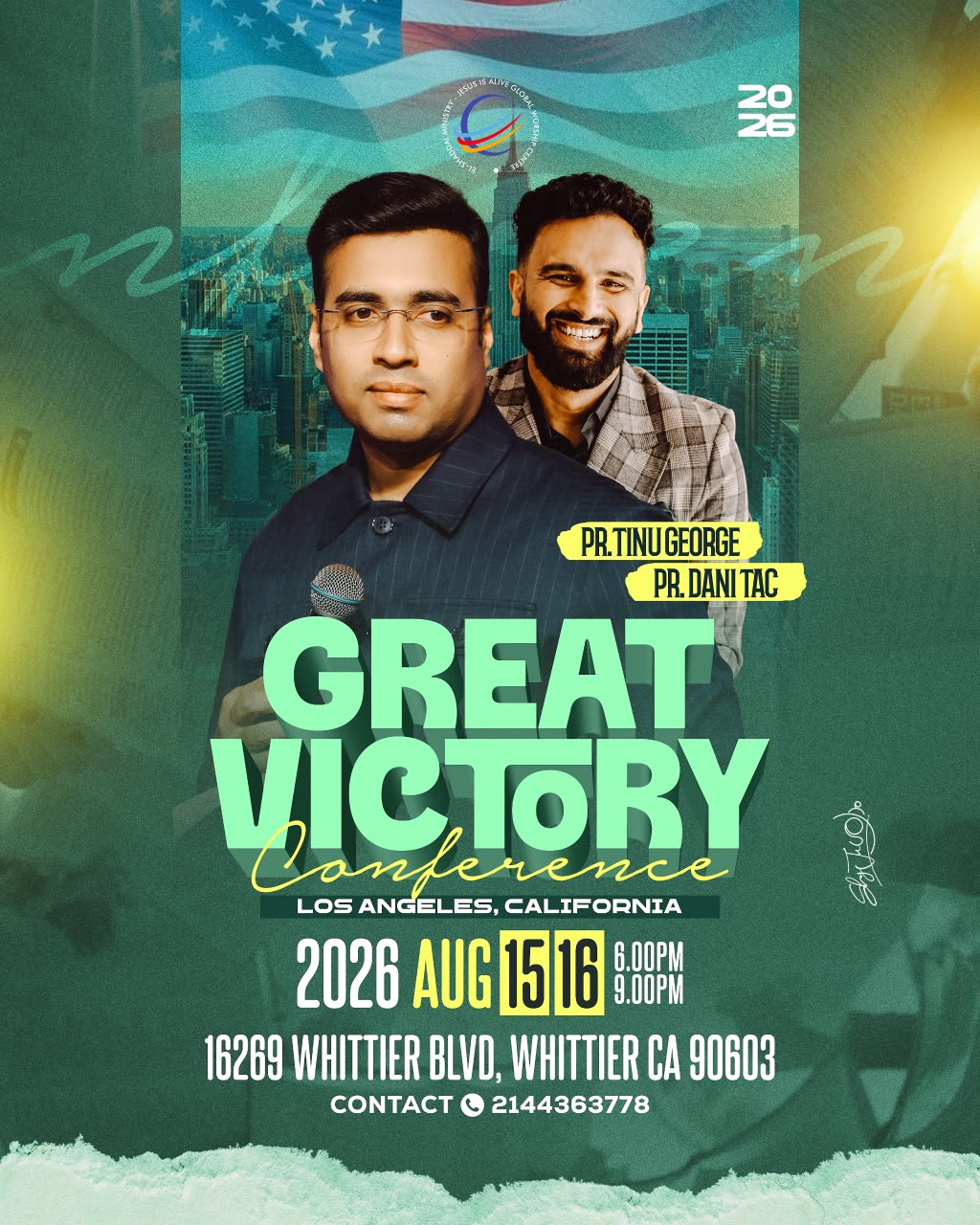 Great Victory Conference California, August, 2026