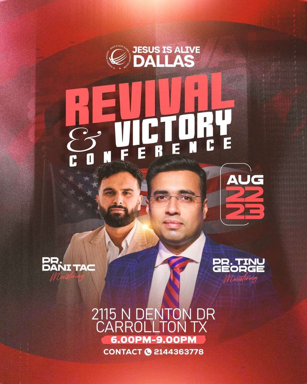 Revival and Victory Conference, Carrollton, August 2026